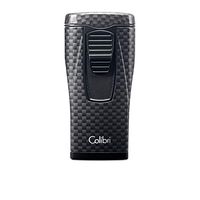 Colibri Monaco Triple Flame Lighter - Black Carbon Fiber Print
