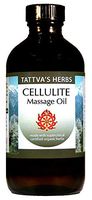 Anti Cellulite Body and Massage Oil - Non GMO Natural Strong Response To Fat Deposits, Cellulite, Tones, Smooths And Firms The Skin 4 Oz. From Tattva's Herbs