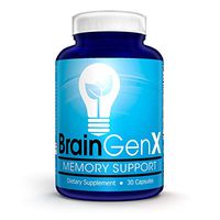 BrainGenX ~ Modern Nootropic and Neuroprotective Formula with Pure Bacopa Monnieri Extract ~ Supports Brain Function, Mental Focus, Cognitive Performance and Mitochondrial Protection ~ 1 Month Supply