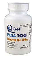 Q-Gel Mega 100 (100mg Hydrosoluble CoQ10) 60 Softgels