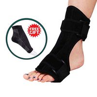 Kasee Plantar Fasciitis Braces Nighttime Splint Dorsal Foot with Free Plantar Fasciitis Sleeves Socks for Plantar Fasciitis Pain Relief Heel and Arch Pain