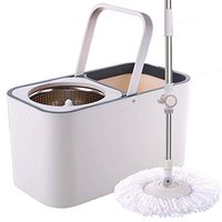 Nivias Mop And Bucket Set, Rotating Mop Bar Universal Automatic Hand-free Washing, Household Lazy Mop Mop Bucket, Superfine Fiber Topological Mop hy (Size : 45cm × 24.5cm × 24.5cm)