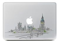 Vati Leaves Removable Sights of London Best Vinyl Decal Sticker Skin Art Perfect for Apple MacBook Pro Air Mac 11" inch/Unibody 11 Inch Laptop