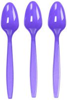 Amscan 43601.106 Big Party Pack Plastic Spoons, One Size, New Purple