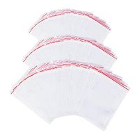 PandaHall Elite 300 pcs 3 Sizes 4 Mil Clear Resealable Zipper Bags Sealed Storage Bags Zip Lock Bags Seal Top Bag for Beads Candy Earrings Jewelry Packaging, 4.7 x3/3.5x2.3/2.3x1.5 inch