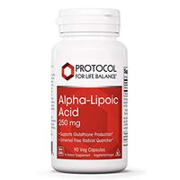 Protocol For Life Balance - Alpha-Lipoic Acid 250 mg - Universal Free Radical Quencher, Helps Support Nervous System, Provides Cellular Energy, and Reduces Oxidative Stress - 90 Veg Capsules