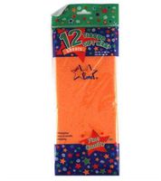 12 pcs Tissue Orange 20 x 20 x 34 inches, Case of 100