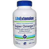 Life Extension, Omega Foundations, Super Omega-3, 240 Softgels - 2pc