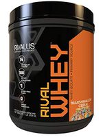 Rivalus Rivalwhey – Marshmallow Cereal 1lb  - 100% Whey Protein, Whey Protein Isolate Primary Source, Clean Nutritional Profile, BCAAs, No Banned Substances, Made in USA