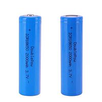 FITA Lithium Ion Batteries Rechargeable 18650 Model 3.7V 2000mAh Battery for Flashlight, Radio and Fan, 2 Pack