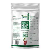 Hemp Cherries 3000mg - 50 per Gummy - with Organic Hemp Oil | Natural Hemp Candy Supplements for Pain, Anxiety, Stress & Inflammation Relief | Promotes Sleep & Calm Mood (Cherries)