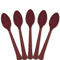 Extra Heavy Weight Plastic Spoons | 20ct (Berry)