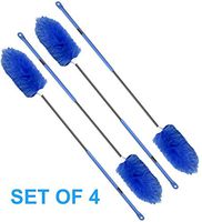 3-Section Lambswool Duster Blue 58"[SET OF 4]