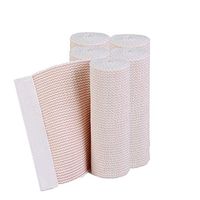 HOSPORA Cotton Elastic Bandage, 6 Inch x 15 feet Stretched Length with Quality Hook and Loop Closure, Latex-Free Compression Bandage, 5 Rolls Pack