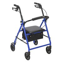Drive Rollator Rolling Walker with 6" Wheels, Blue, Model - R800BL