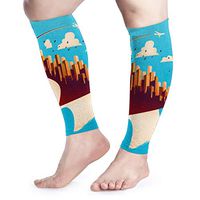 RobertBailey Brainstorming Calf Pain Relief Guard for Running Improves Blood Circulation Calf Compression Sleeve Length 14.2 Inches