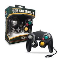 CirKa Premium GameCube USB Controller for PC/ Mac (Black)