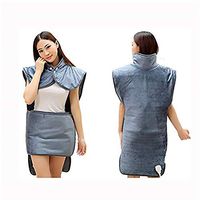 Heating Pads Cushion Heating Wrap, Neck Shoulders Whole Back Pain Relief Soothing Muscle Pain 6 Electric Temperature Options,Gray