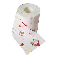 KOUYE Merry Christmas Toilet Paper Santa Claus Toilet Paper Christmas Prints Funny Christmas Decoration Party Novelty Gift Idea