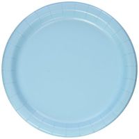 Creative Converting Pastel Blue Dinner Plates, 24 Count, 9" - 011012