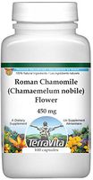 Roman Chamomile (Chamaemelum nobile) Flower - 450 mg (100 Capsules, ZIN: 511282) - 2 Pack