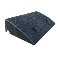 Rhombus Texture Non-Slip Triangle Pad, Multifunction Plastic Service Slope Mat, Pressure Resistance Car Bicycle Curb Ramp (Size: 50 27 11cm) (Size : 50x27x11CM)
