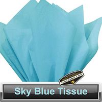 100 pc Mighty Gadget (R) Sky Blue Tissue Wrapping Paper - 15” x 20”