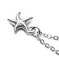 Meolin Starfish Necklace with Adjustable Chain for Women and Girls,Starfish,46cm