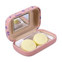 ULTNICE Travel Contact Lens Case Portable Cute Giraffe Animal Contact Lens Box Holder (Random Color)
