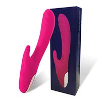 Relieves Muscle Fatigue,Double Motor 30 Modes Vibration Massager,Back Leg Waist Neck Wand Massager,Waterproof Cordless and Electric Massager（Red）