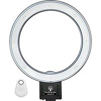 Diva Ring Light Nebula 18" LED Ring Light with DVE Bluetooth Shutter/Clicker for Smartphones and Tablets (White Clicker)