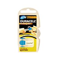 Duracell 60 x Size 675 / Blue - EasyTab Hearing Aid Batteries (10 Packs of six Cells)