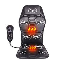 Back Massage Cushion with Heat, Vibration Car Back Massager, 9 Vibrating Motors & Heating Therapy Massager Chair in Car Home Office Lumbar Neck Mattress