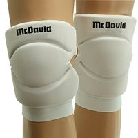 McDavid Classic Logo 643-CL Knee Elbow Pads W/Open Back Pair White Small