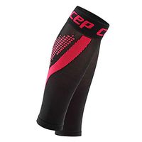 CEP Women’s Reflective Compression Calf Sleeves NightTech (Black/Pink) II