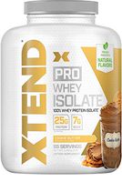 XTEND Pro Protein Powder Cookie Butter | 100% Whey Protein Isolate | Keto Friendly + 7g BCAAs with Natural Flavors | Gluten Free Low Fat Post Workout Drink | 5lbs