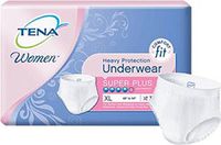 Tena Women Protective Underwear, Super Plus, X-Large, Case/56 (4 bags of 14)