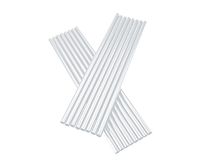 Straw, GIANT or Smoothie, CASE of 1200, Clear 10 inch Wrapped, D & W
