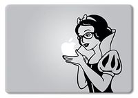 Snow White Wearing Glasses Macbook Decal Vinyl Sticker Apple Mac Air Pro Retina Laptop sticker