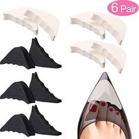 6 Pairs Adjustable Shoe Fillers Toe Inserts Big Shoes Inserts Reusable Shoe Pads Toe Plugs for Women Men High Heels Sneakers