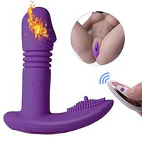 Invisible Relax Wearable Vǐbrating Wand, USB Rechargeable Clǐt Stǐmulation Portable Toy Kit 10 Frequency Modes Purple Massger Adult Portable Toy Kit