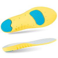 Insoles for Sneakers Athlete Performance Full-Length Gel Shoe Inserts with Memory Foam Shock Absorption Inserts Stabilize and Support Your feet Enhance Athletic Performance