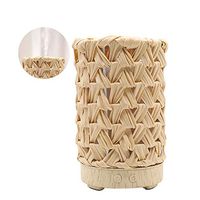 PBQWER Essential Oil Diffuser, Multi-Color Mute Rattan Humidifier 100ML Office Yoga Bedroom Multifunctional Aromatherapy Machine