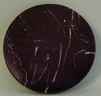 Zero Point Global Frequency Disc - Marble/3.5 inches Black Round/ 5 Ounces