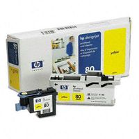 C4823a (Hp80) Printhead & Cleaner Yellow "Product Category: Imaging Supplies And Accessories/Printheads & Printbands"