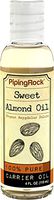 Piping Rock Sweet Almond Oil 4 fl oz (118 mL) Bottle Cold Pressed Frunus Amygdalus Dulcis