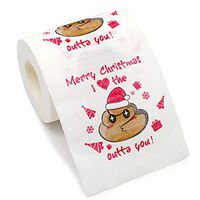 Bravo Sport Merry Christmas Toilet Paper, Highly Collectible Novelty Toilet Paper Funny Gag Gift for Christmas Stocking Stuffers Party Favors