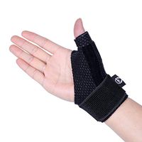 Reversible Thumb & Wrist Stabilizer Splint for BlackBerry Thumb, Trigger Finger, Pain Relief, Arthritis, Tendonitis, Sprained and Carpal Tunnel Supporting, Lightweight and Breathable
