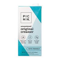 Picnik Original Creamer: 32 FL oz, Keto, Paleo, Non-GMO, Unsweetened, Made with MCT Oil, Grass-Fed Butter and Protein, For Coffee, Tea and Cooking, Sugarfree