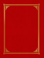 Geographics Red Document Covers, 12.50" x 9.75", 6/Pack (48614)